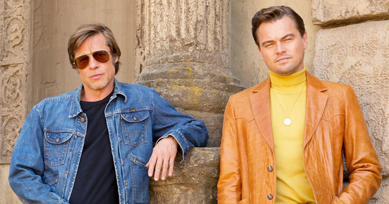 Leonardo DiCaprio ve Brad Pitt Once Upon A Time in Hollywood Filminde