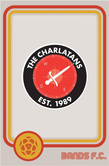Tim Burgees Bands F.C. Football Logos The Charlatans