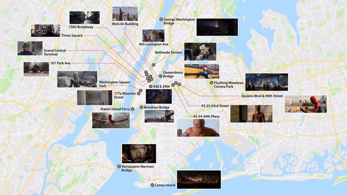 Marvel Sinematik Evrenini Google Maps ile Geziyoruz