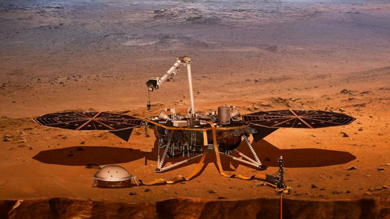 NASA Uzay Aracı InSight Mars’a İndi! [İlk Görüntüler]