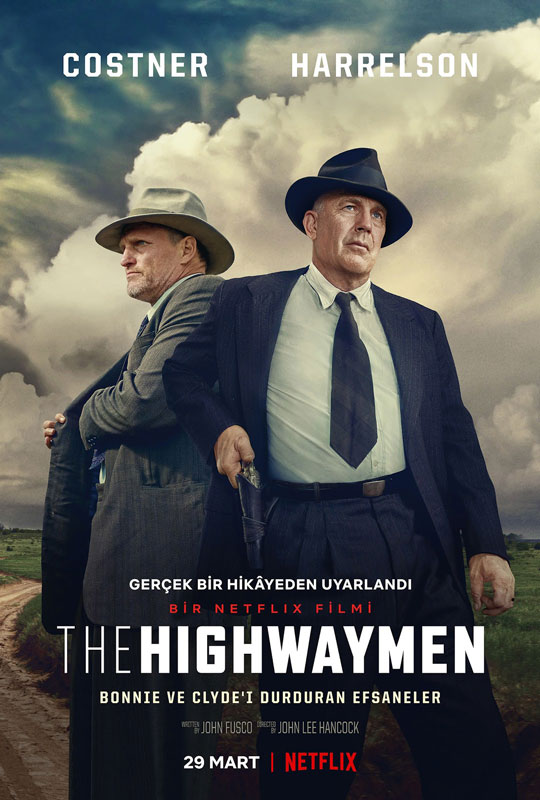 the highwaymen fragman, konusu, netflix 29 mart, poster